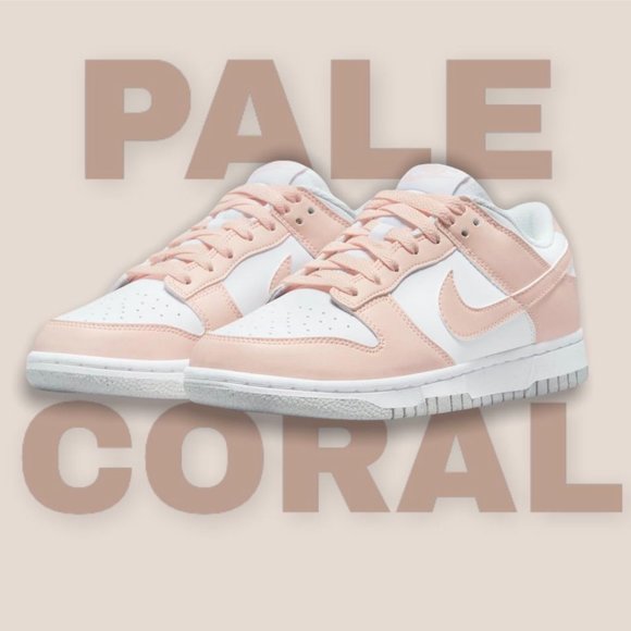Nike Dunk Low Next Nature Pale Coral Women Size 10W/8.5M...